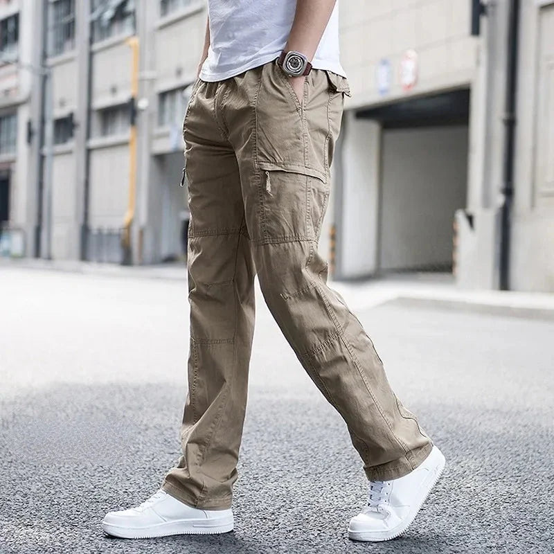 Men's Straight Fit Cargo Pants