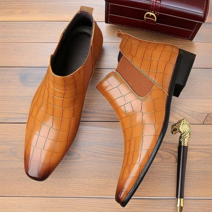 Men's Chelsea Boots – Light Brown Refined Ankle