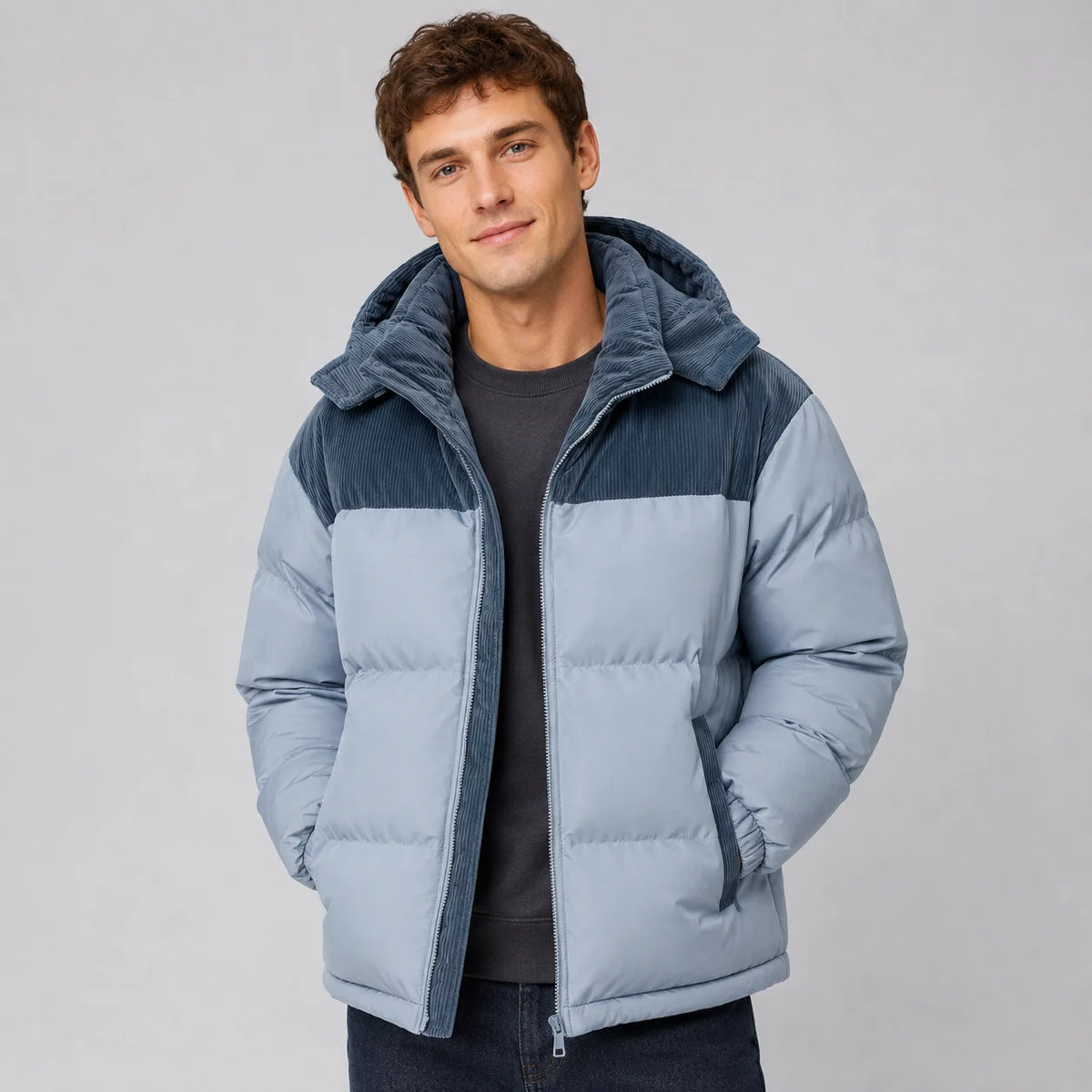 Men's Hooded Puffer Jacket