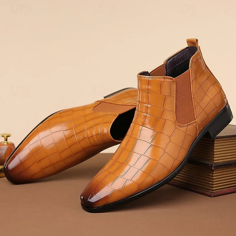 Men's Chelsea Boots – Light Brown Refined Ankle