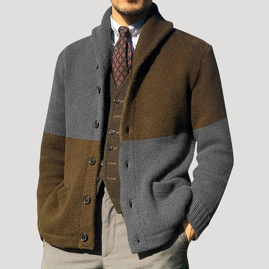 Men's Shawl Collar Cardigan Coatigan