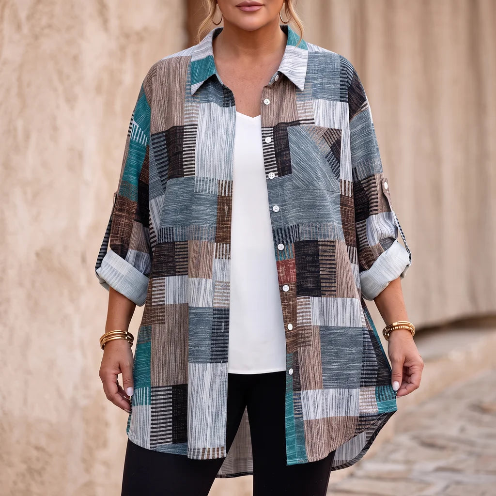 Plaid Flannel Button Up Shirt