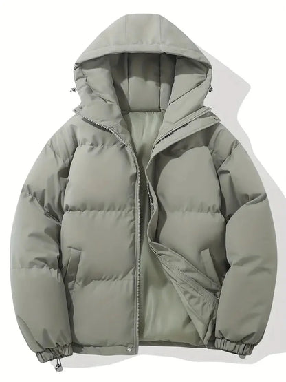 Men's Hooded Puffer Jacket Quilted