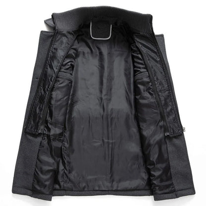 Men's Layered Collar Overcoat