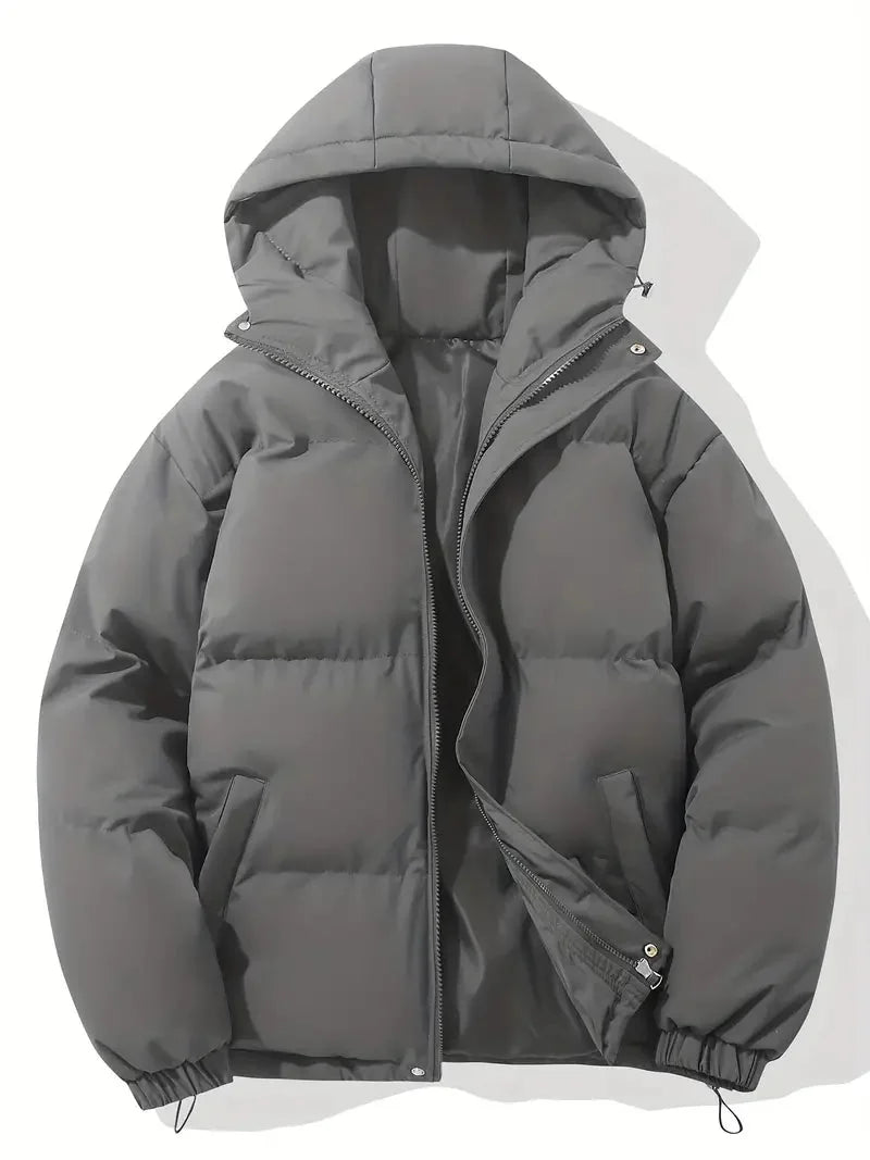 Men's Hooded Puffer Jacket Quilted