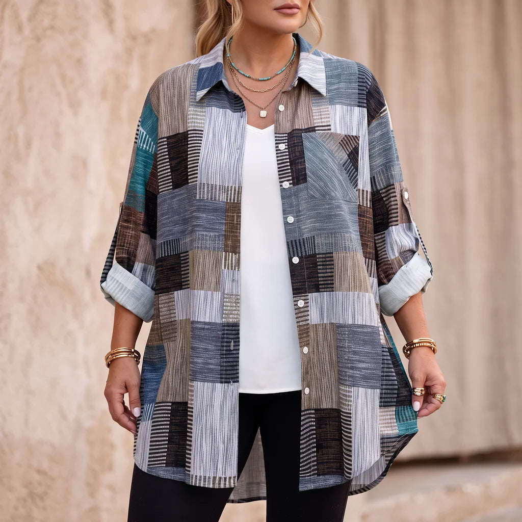 Plaid Flannel Button Up Shirt