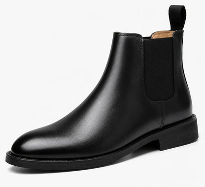 Men's Chelsea Boots – Black Suede Crepe Sole