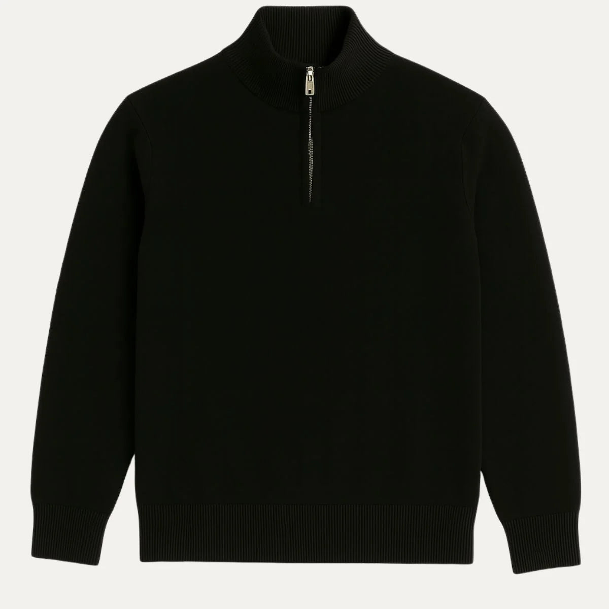 Men's Quarter-Zip Sweater Knit