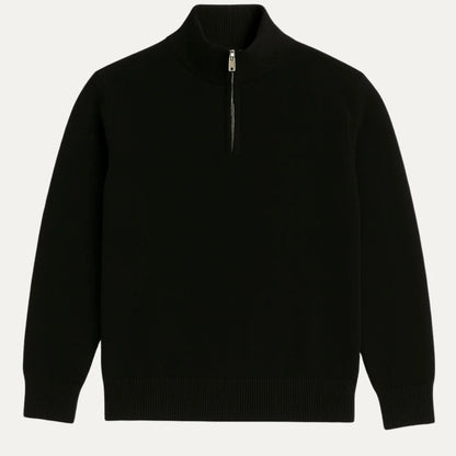 Men's Quarter-Zip Sweater Knit