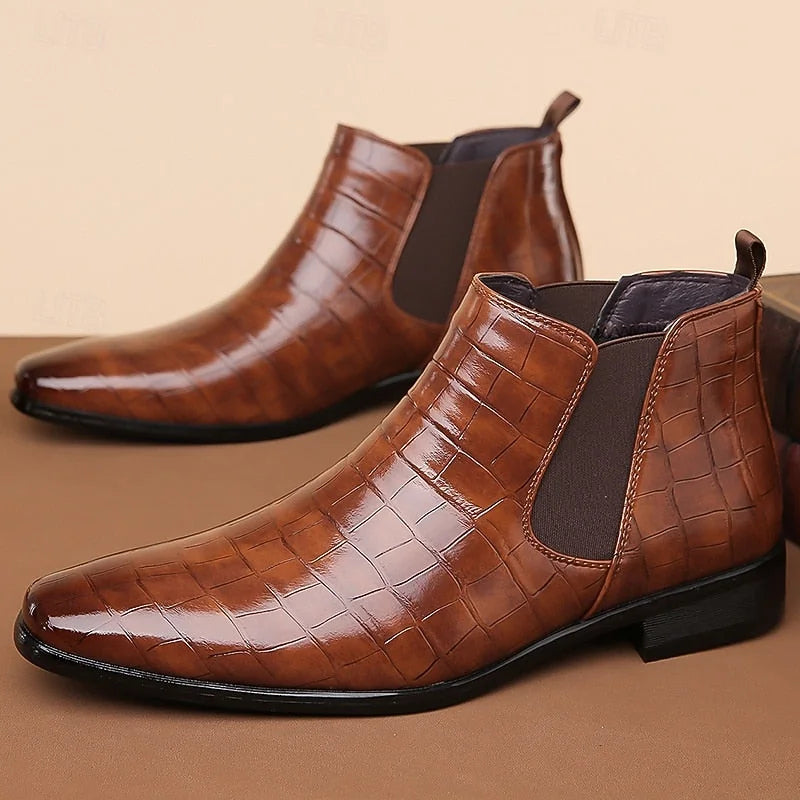 Men's Chelsea Boots – Light Brown Refined Ankle