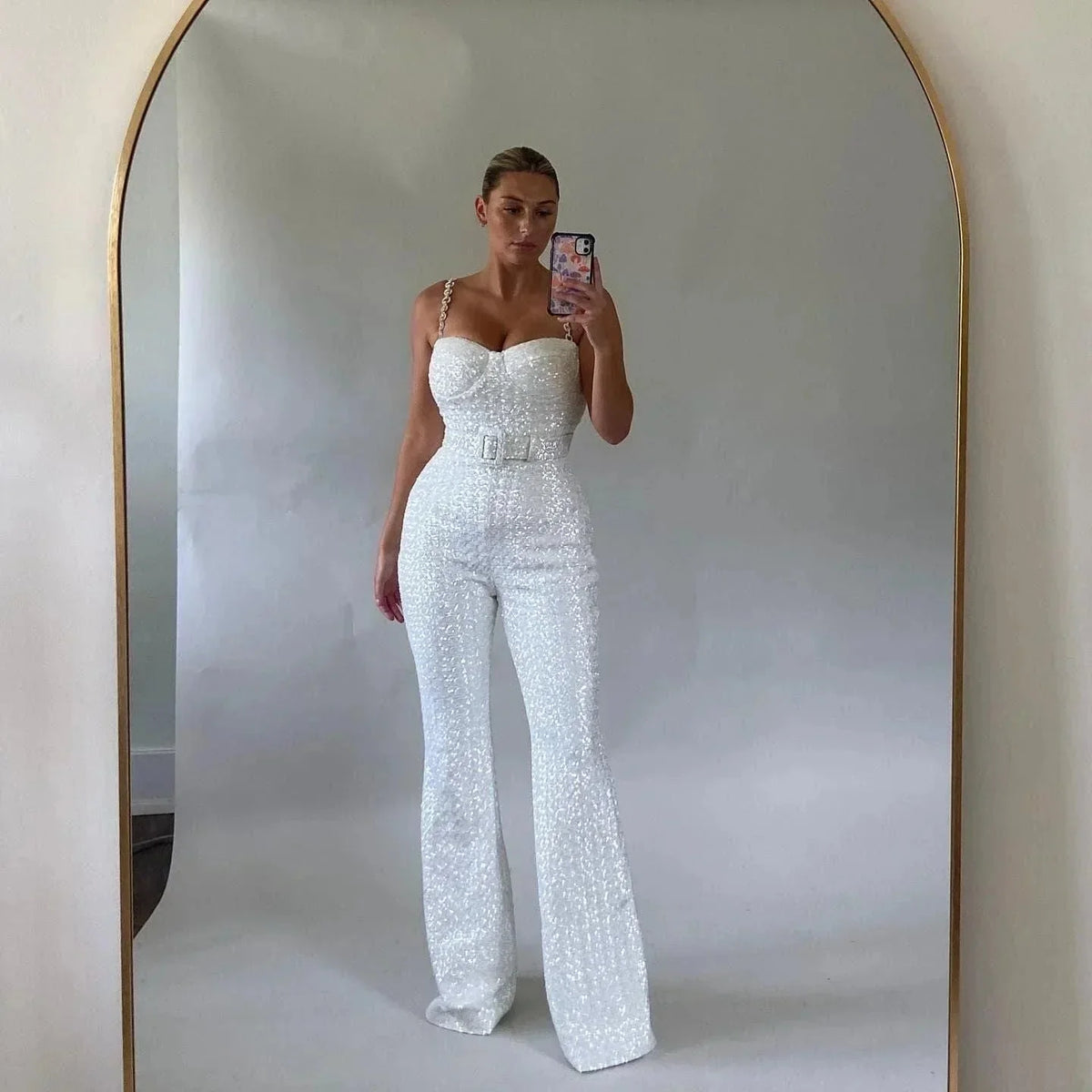 Gemma | Sequin Wide-Leg Jumpsuit
