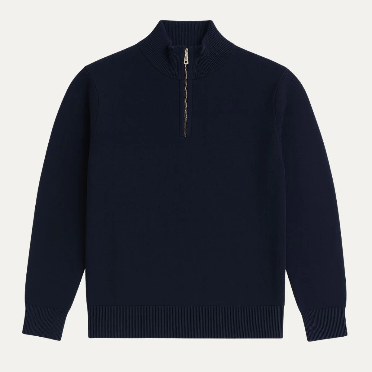 Men's Quarter-Zip Sweater Knit