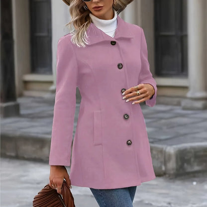Women's Belted Mid-Length Trench Coat